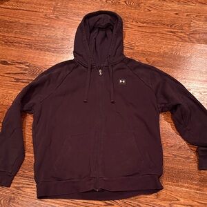 Black Under Armour Full-Zip Hoodie